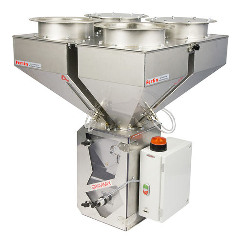 Gravimetrische Dosier- und Mischanlage - FGB FLECS - Ferlin Plastics Automation - Granulat / für Kunststoffgranulat / für die Kunststoffindustrie