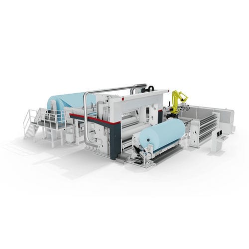 Automatischer Rollenschneider - HYPERSLIT GIANT - IMS TECHNOLOGIES S.p.A. - modular / für Gewebe