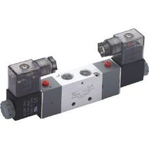 Pneumatik-Wegeventil / Schieber - 4ES-20 series  - AUTOMAX - mit elektrischer Bedienung / 5/2