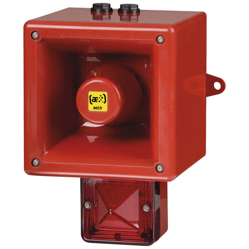 Alarm-Tongeber / mit Xenon-Alarmleuchte - TL112XV2 - ae&t - IP66 / 64 Töne