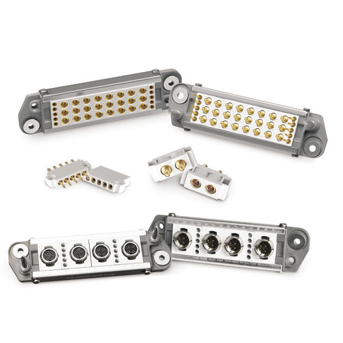 Datensteckverbinder - LHS series - Smiths Interconnect - Stromversorgung / koaxial / Quadrax
