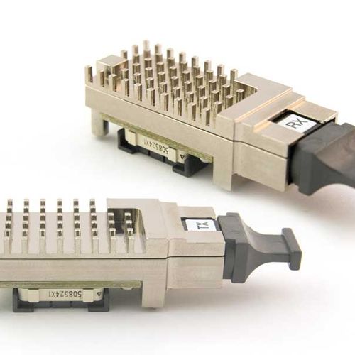 Transceiver mit hoher Drehzahl - SNAP12 - Smiths Interconnect - für Lichtleiter / 12 Kanäle / Hochleistung