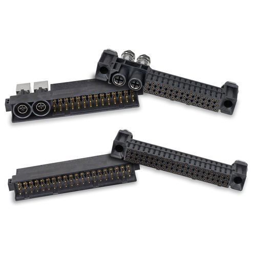 PCB-Steckverbinder - Intercompact Series - Smiths Interconnect - Daten / Quadrax / Ethernet
