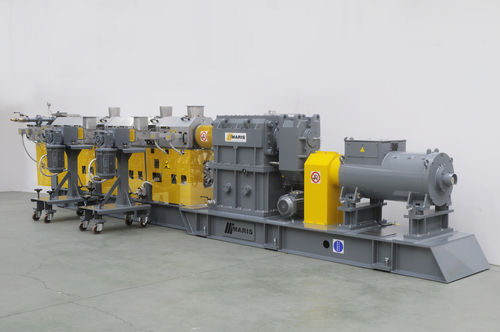 Extruder / gleichlaufende Doppelschnecken - TM M  - Maris S.p.A., F.lli - Aufbereitung / für Hotmelt / für Gummi