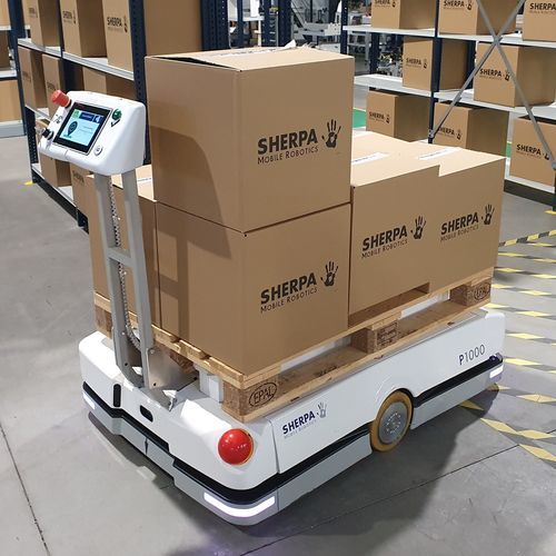 Autonomer mobiler Roboter / für Materialumschlag - SHERPA P  - NORCAN - Transfer / Transport / zum Laden