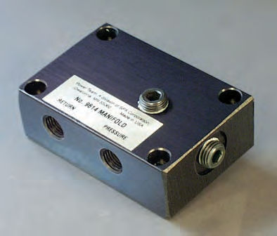 Mehrweg-Verteilerblock - 9614 - Hydraulic Technologies - Stahl / Werkzeugmaschinen