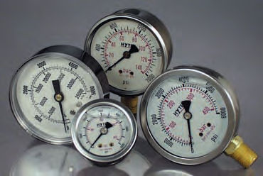 Differential-Manometer - 100 series - Hydraulic Technologies - mit direkter Anzeige / für rückseitigen Einbau / Einbau