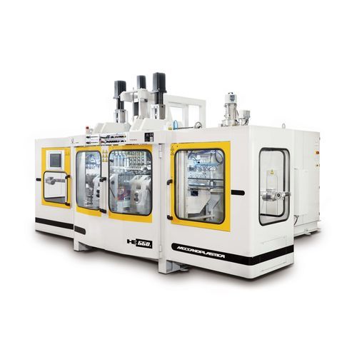 Extrusionsblasformmaschine - HE550D - MECCANOPLASTICA GROUP - für die Kosmetikindustrie / für die Verpackungsindustrie / für pharmazeutische Anwendungen