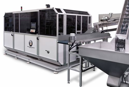 Streckblasformmaschine - MIPET 4P - MECCANOPLASTICA GROUP - für die Kosmetikindustrie / für die Verpackungsindustrie / für pharmazeutische Anwendungen