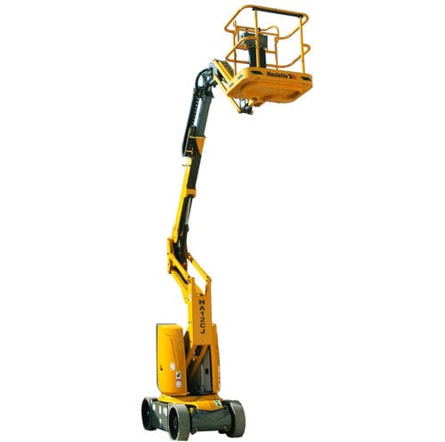 Gelenkarbeitsbühne mit Eigenantrieb - HA12 CJ - Haulotte - elektrisch / für den Innenbereich / für Außenbereich