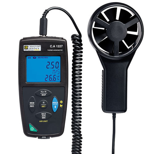 Flügelrad-Thermoanemometer - CA 1227  - CHAUVIN ARNOUX - tragbar / Taschen / digital