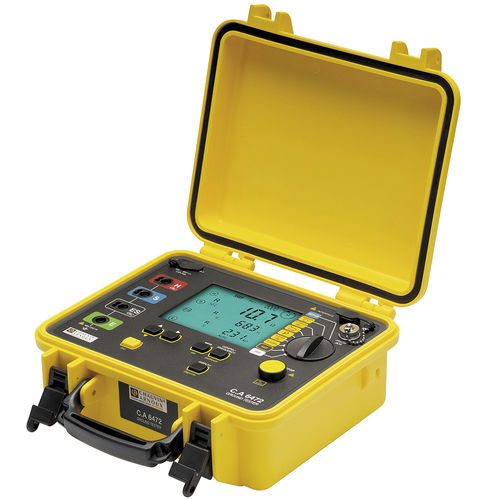 Erdungsimpedanz-Prüfgerät - CA 6472 - CHAUVIN ARNOUX - elektrischer Widerstand / digital / tragbar