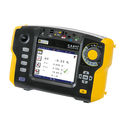 Tester für Elektroinstallation - CA 6117 - CHAUVIN ARNOUX - Spannung / Phasenfolge / Leistung