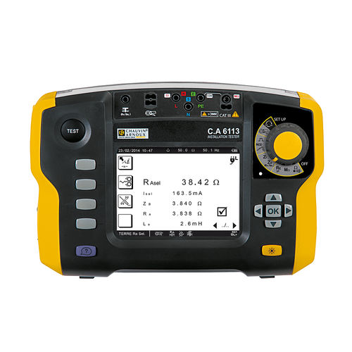 Tester für Elektroinstallation - CA 6113 - CHAUVIN ARNOUX - Spannung / Durchgang und Isolationsbeständigkeit / Phasenfolge