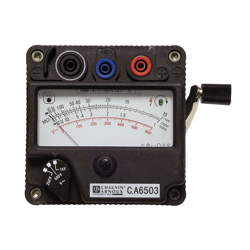 Isolationstester - CA 6503 - CHAUVIN ARNOUX - tragbar / analog