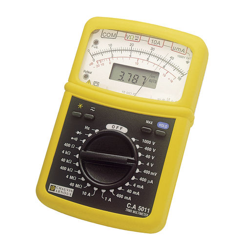 Analoges Multimeter - CA 5011 - CHAUVIN ARNOUX - digital / tragbar / 600 V