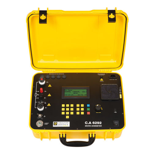 Digitales Mikroohmmeter - CA 6292 - CHAUVIN ARNOUX - tragbar