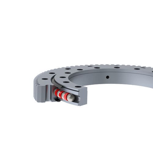 Einreihige Drehverbindung - STANDARD BALL SERIES - DEFONTAINE - ROLLIX - mit Außenverzahnung / Kugel / für Hoch- und Tiefbau, Kräne, Bagger
