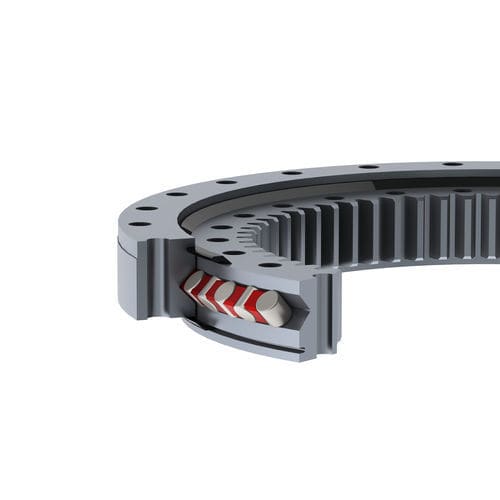 Kreuzrollendrehverbindung - Crossed roller series - DEFONTAINE - ROLLIX - Innenverzahnung / einreihig / für Hoch- und Tiefbau, Kräne, Bagger