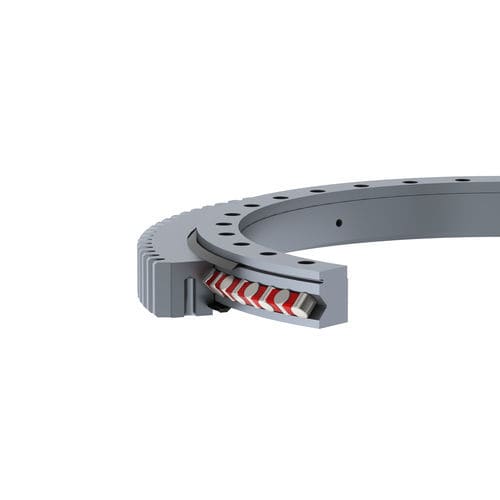 Präzisions-Drehverbindung - PRECISION ROLLER SERIES - DEFONTAINE - ROLLIX - mit Außenverzahnung / Kreuzrollen / einreihig