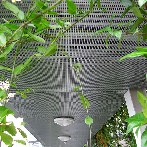 Perforiertes Blech - C series - GANTOIS INDUSTRIES - Stahl / texturiert / für Decke