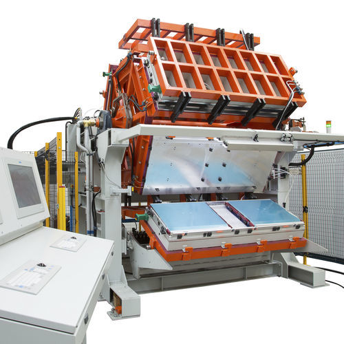 Einstationen-Formmaschine - SAIP Advanced Polyurethane Equipment - Polyurethanschaum / horizontal / für die Kühlschrankherstellung
