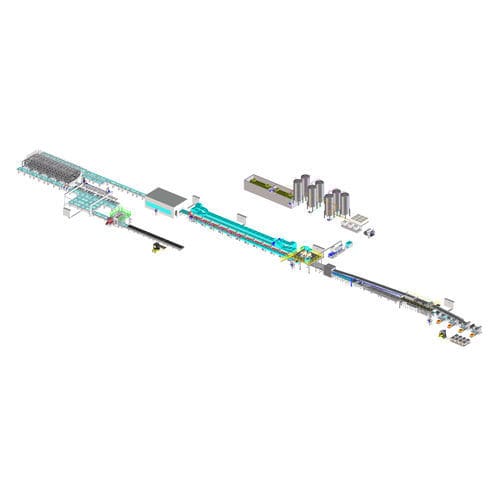 Produktionsanlage für Schaumplatten - CONTITECH RF - SAIP Advanced Polyurethane Equipment - Sandwichplatten / Isolierplatten / PUR-Sandwichplatte