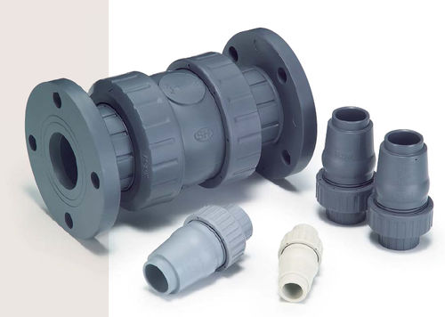 Kugelrückschlagventil - JB series - Shie Yu Machine Parts Industrial Co., Ltd. - Flansch / Gewinde / PVC