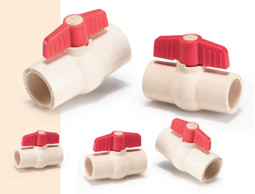 Kugelventil - CPVC-CTS series - Shie Yu Machine Parts Industrial Co., Ltd. - manuell / Steuerung / EPDM