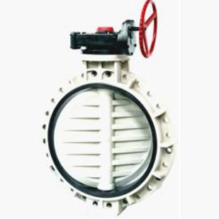 Absperrklappe - BF-V - Shie Yu Machine Parts Industrial Co., Ltd. - mit Handrad / Flansch / Kunststoff