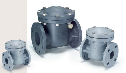 Klappenrückschlagventil - JW300  - Shie Yu Machine Parts Industrial Co., Ltd. - Flansch / PVC
