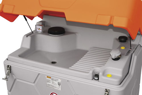 Öltank - RECUP CUBE - CEMO - Polyethylen / doppelwandig / Speicher