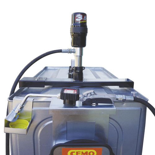 Ölbehälter - LUB ECO - CEMO - Edelstahl / Polyethylen / Speicher