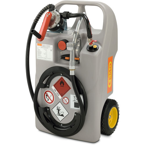 Dieselversorgungsstation - CEMO - mobil / mit einfachen Wand / manuelles Pumpen