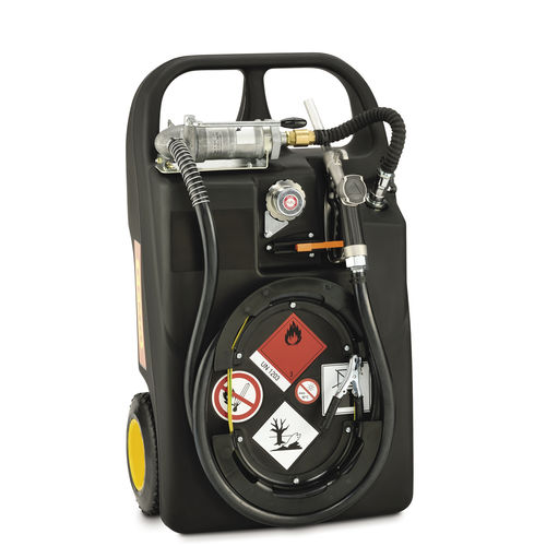 Benzin-Versorgungsstation - ExO 60 l - CEMO - mobil / mit einfachen Wand / Polyethylen (PE)