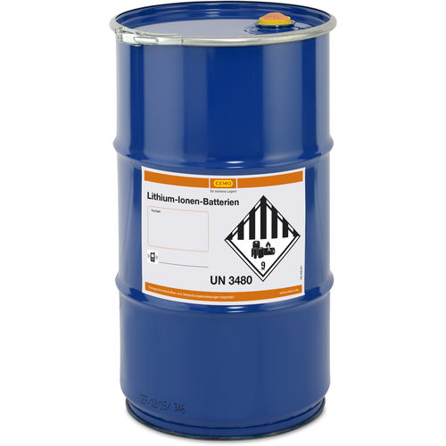 Metallfass - CEMO - Altbatterie-Sammel