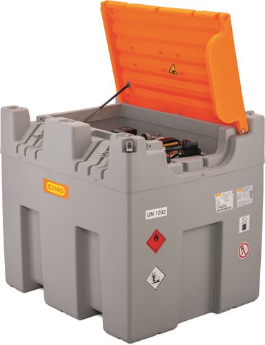 Diesel-Betankungsstation - CUBE Easy Mobil 980 ADR - CEMO - mobil / doppelwandig / Polyethylen (PE)