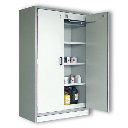 Lagerschrank - PROTECTO-LINE  - CEMO - auf Füßen / Flügeltüren / Fachböden