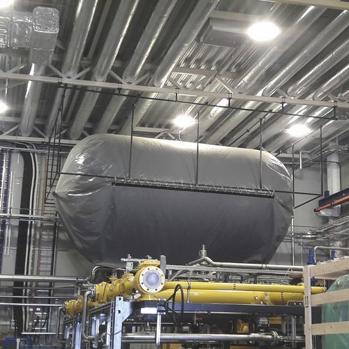 Gasometer-Behälter - LABARONNE - CITAF - für Gas / Biogas / zylinderförmig