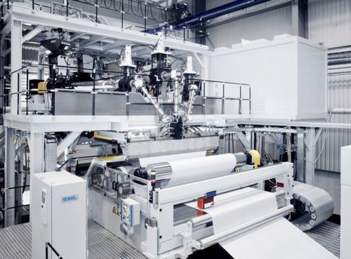 Mehrschicht-Extrusionsanlage - SML Maschinengesellschaft - Flachfolien / für Thermoplaste / für lebensmittelechte Folien