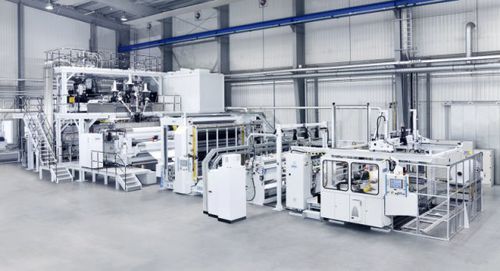 Flachfolien-Extrusionsanlage - SML Maschinengesellschaft - für Thermoplaste