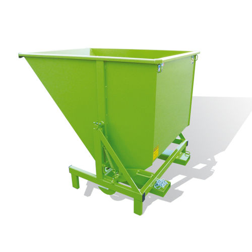 Selbstkippender Behälter / für Müll - GIO series - GOUBARD - für Gabelstapler / für Schüttgut / Roll