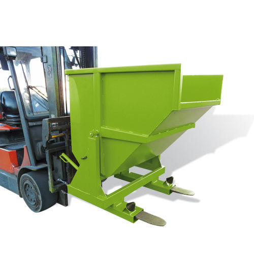 Selbstkippender Behälter / für Müll - GIR series - GOUBARD - für Gabelstapler / Roll