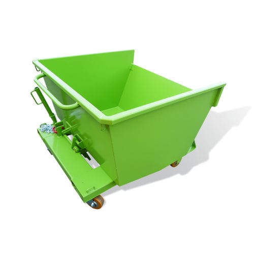 Selbstkippender Behälter / für Müll - GS series - GOUBARD - für Gabelstapler / für Sand / Roll
