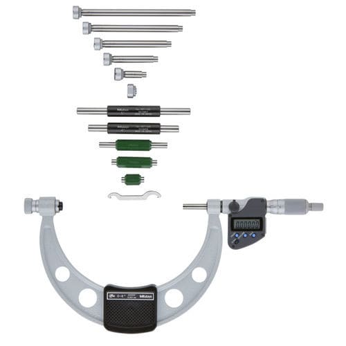 Außenmikrometer - 340 series - MITUTOYO - für große Durchmesser / mit Digitalanzeige / Ratsche