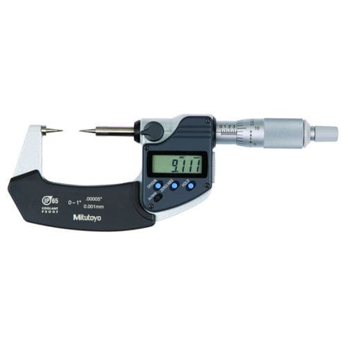 Mikrometer mit Kegelspitze - 342 series - MITUTOYO - mit Außenverbindung / digital