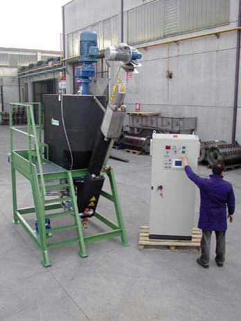 Wasser-Waschanlage - MTC series - Tecnofer Ecoimpianti S.r.l. - Sprüh / automatisch / für die Recyclingindustrie