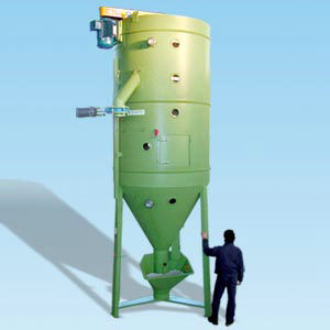 Silo mit Mixer - SMV series - Tecnofer Ecoimpianti S.r.l. - Kunststoff / für Recyclingprodukte