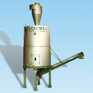 Silo mit Extraktor - SFO series - Tecnofer Ecoimpianti S.r.l. - für Folien