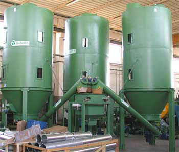 Silo mit Extraktor - SMC series - Tecnofer Ecoimpianti S.r.l.
